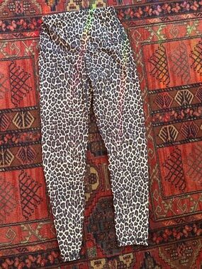 Savage Swim Leopard Print Leggings - Handmade in USA